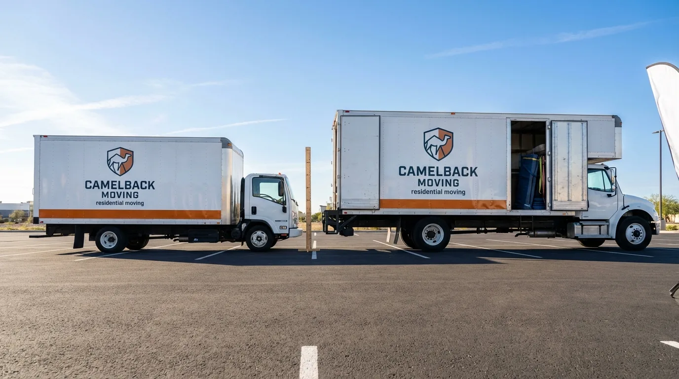 Moving truck size capacity guide in Dewey